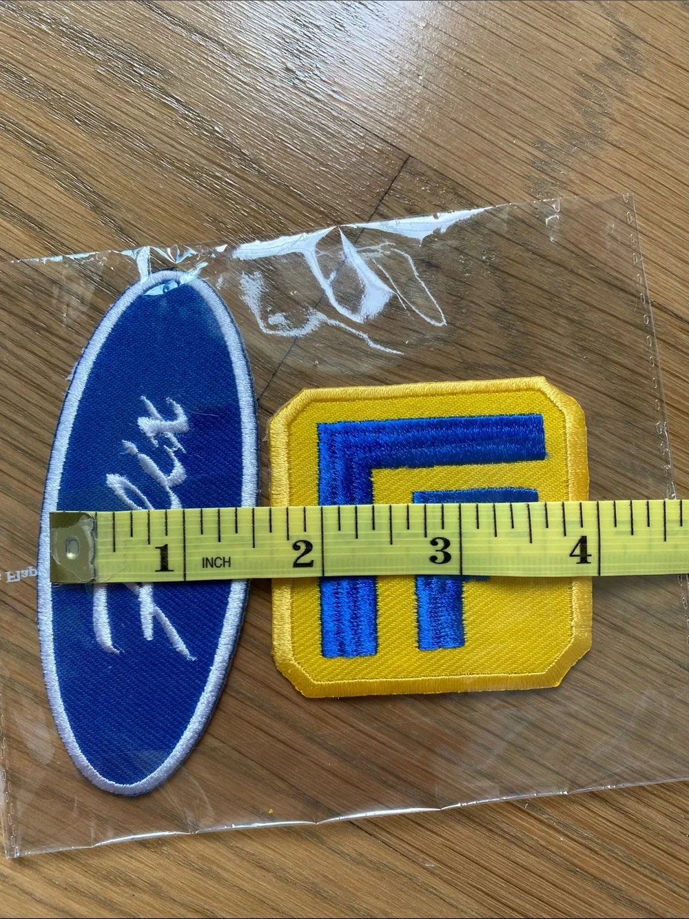 Fix it Felix Oval Name Patch & Yellow-Blue Logo Patch Set
